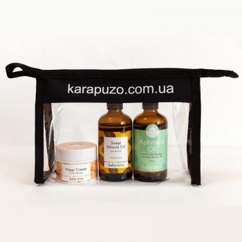 Влагостойкая, удобная косметичка из ПВХ-пленки - Karapuzo